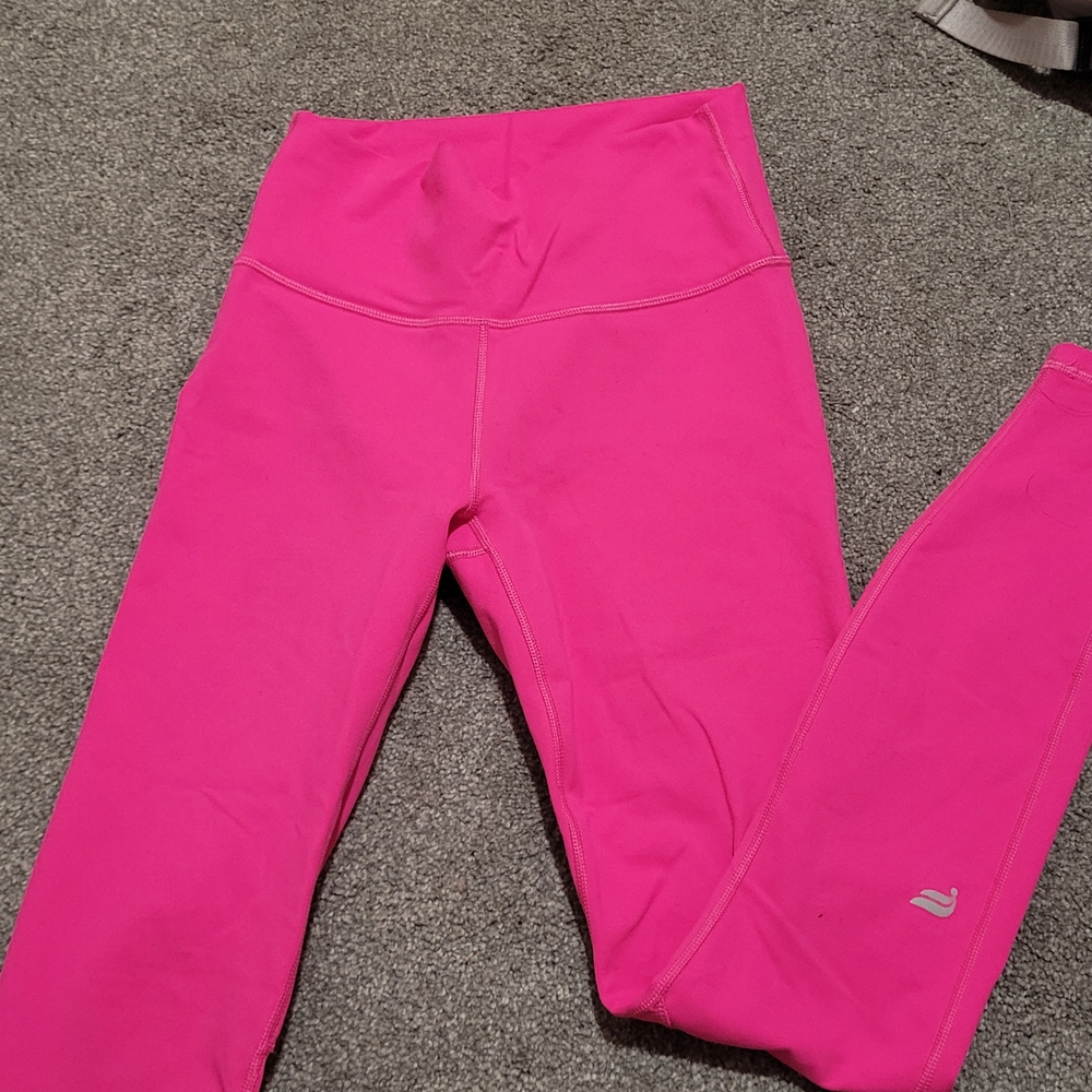 Fabletics Bright Pink High-Waisted Leggings size XS